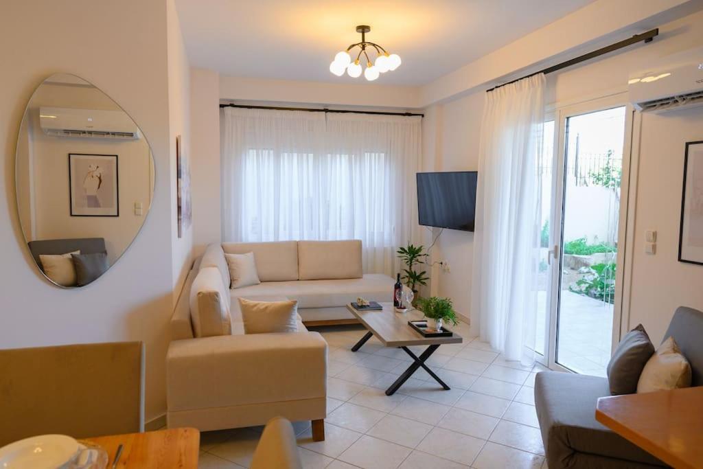 Balo Garden View Airport Flat Apartman Nea Alikarnassos Kültér fotó